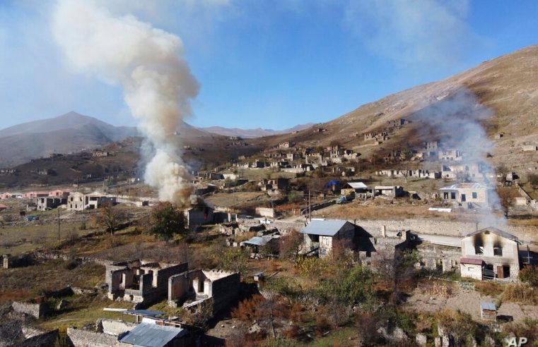 Armenians Torch Their Homes on Land Ceded to Azerbaijan